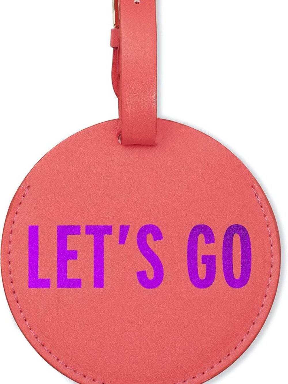 Luggage Tag (Circle), Lets Go, Kate Spade, set of two - Picture 7 of 8
